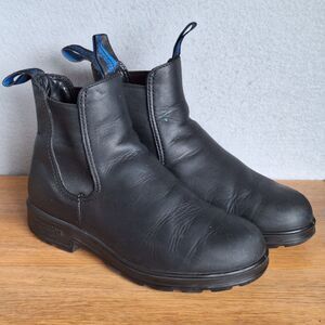 Blundstone Thermal All Terrain Chelsea Boots Black Leather Thinsulate AU 6 US 9